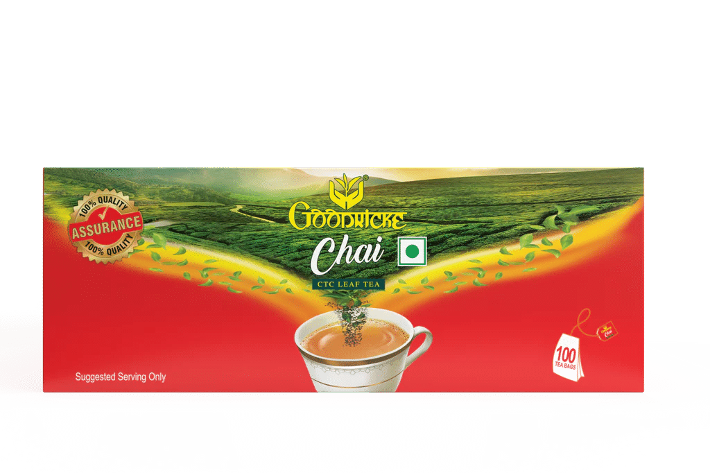 Goodricke Chai Leaf Tea, 100 Tea Bags (Pack of 2)