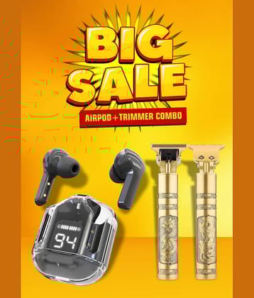 Neo ULTRAPOD BLACK Bluetooth True Wireless (TWS) With Hair Trimmer