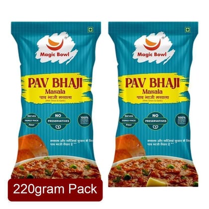 Magic Bowl Pav Bhaji Masala (120g) | Standard Value Pack (3 Pouches) | Street Style Taste