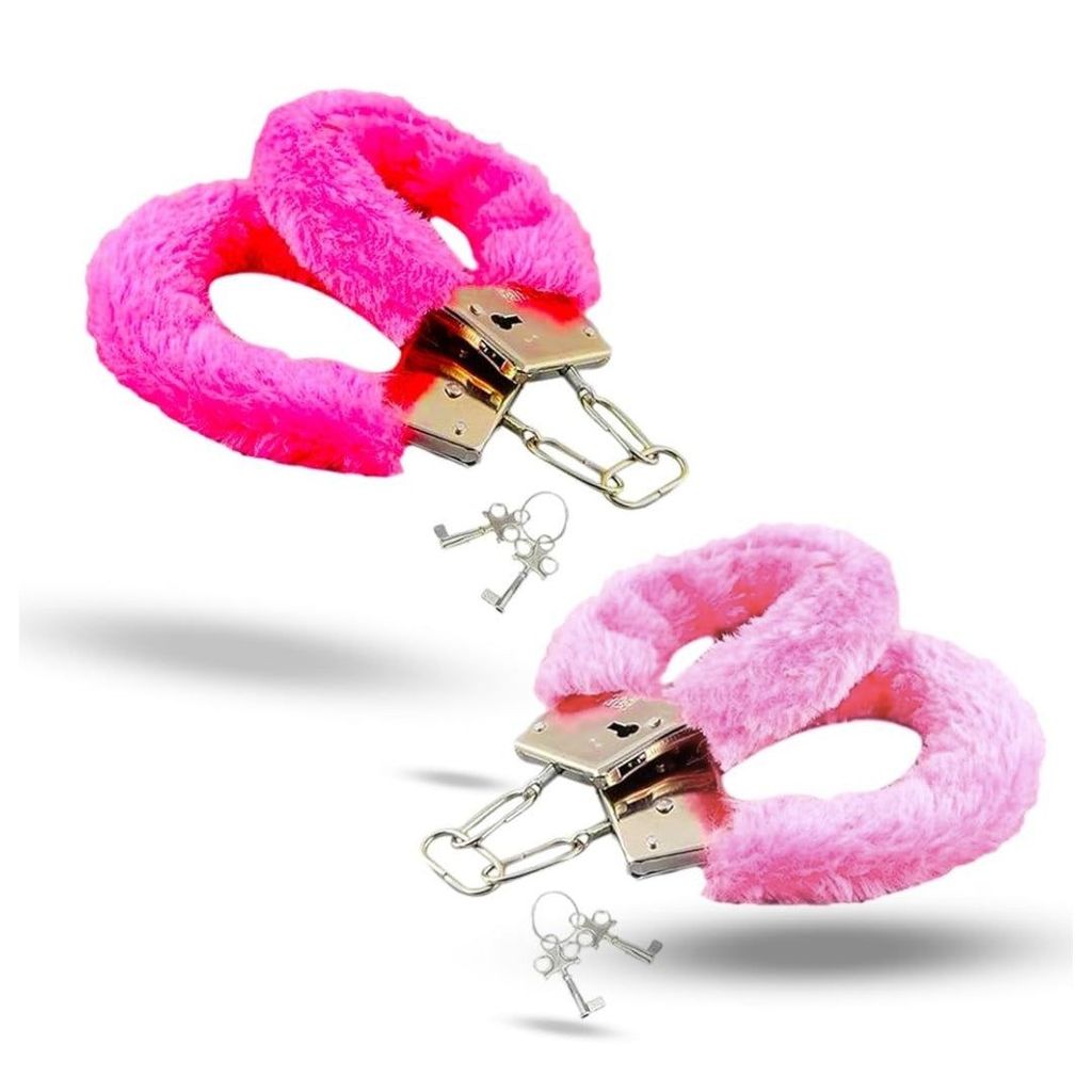 Hen Party Hand Cuffs Light Pink - Party and Festive Needs | Buy online on ZillyBuy