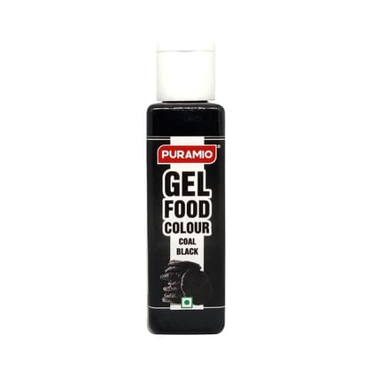 Puramio Gel Food Colour - Coal Black, 30 gm