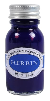 Herbin Calligraphy Ink Bottle - Bleu-15 ml