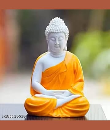 Digital glow Resin Buddha Idol ( 7 cm )