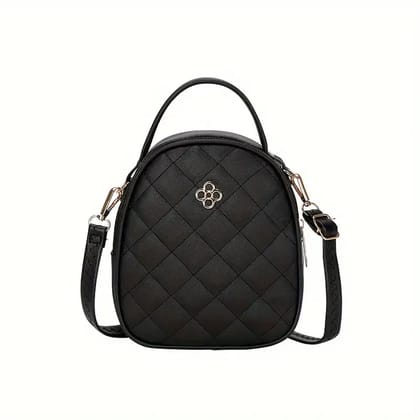 Girl's Argyle Zipper Bag, Fashion bag