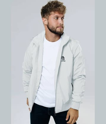 Leotude Polyester Men's Windcheater Jacket - White ( Pack of 1 )