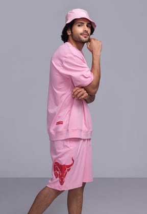 2.0 OVERSIZED T-SHIRT (PINK)-S