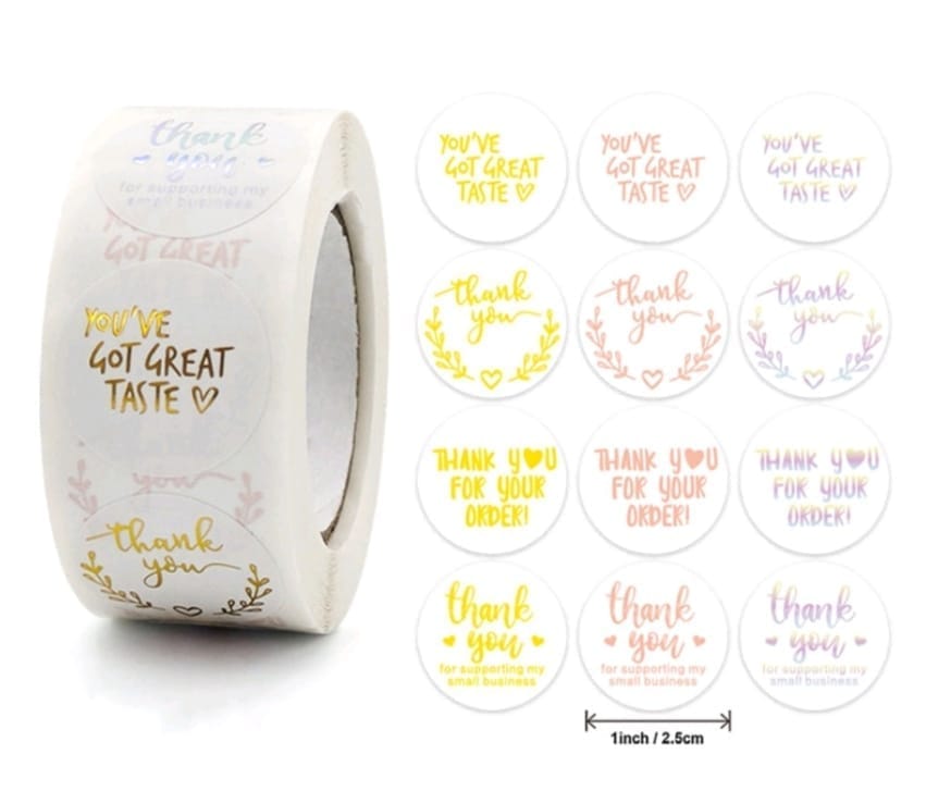 Thank You Stickers - cdtd08