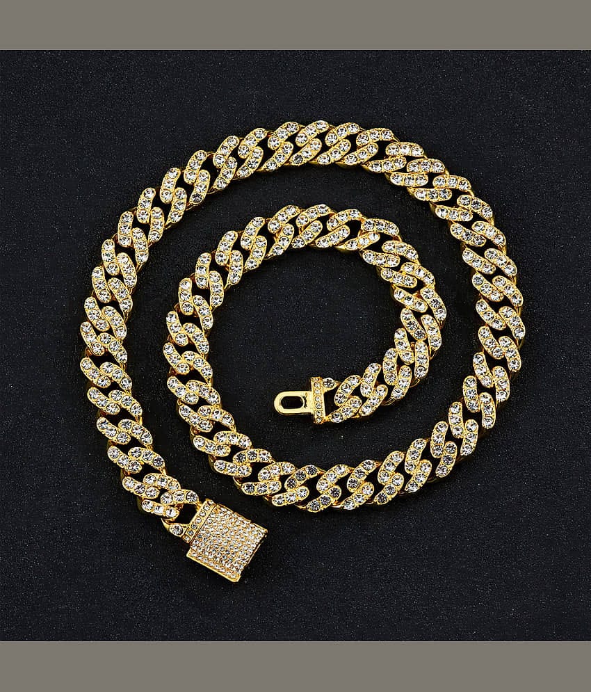 Thrillz Gold Plated Alloy Chain ( Pack of 1 )