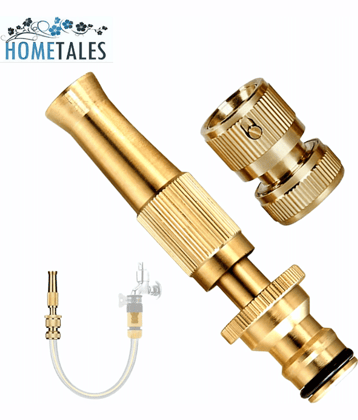 Tapixaa Brass Adjustable Nozzel Water Spary Gun ( Pack Of 1)