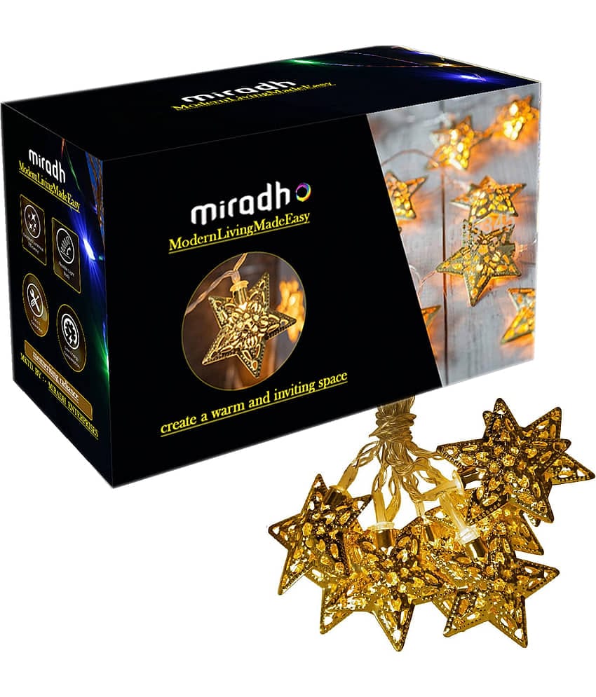 MIRADH - Yellow 3Mtr String Light ( Pack of 1 )