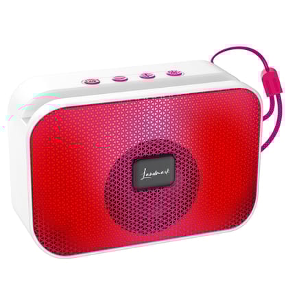 Landmark Zing LM BT 1092 Portable Speaker - Unparalleled Sound Quality and Convenience-Red