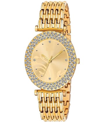 Renaissance Traders - Gold Metal Analog Womens Watch