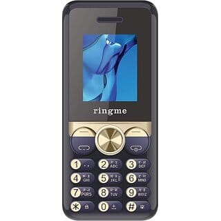 Ringme R10 (Dual Sim, 4.57 Cm (1.8 Inch) Display, 1000 Mah Battery, Blue)