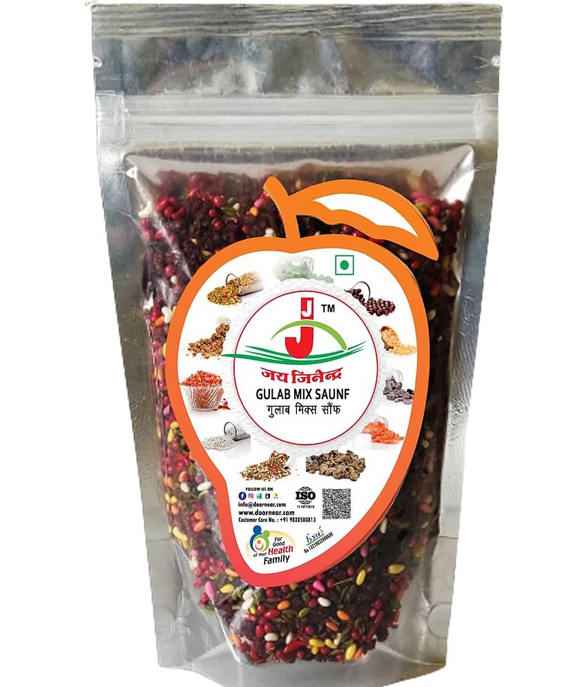 Jai Jinendra Gulab Mix Saunf 900GM Mint 900 gm