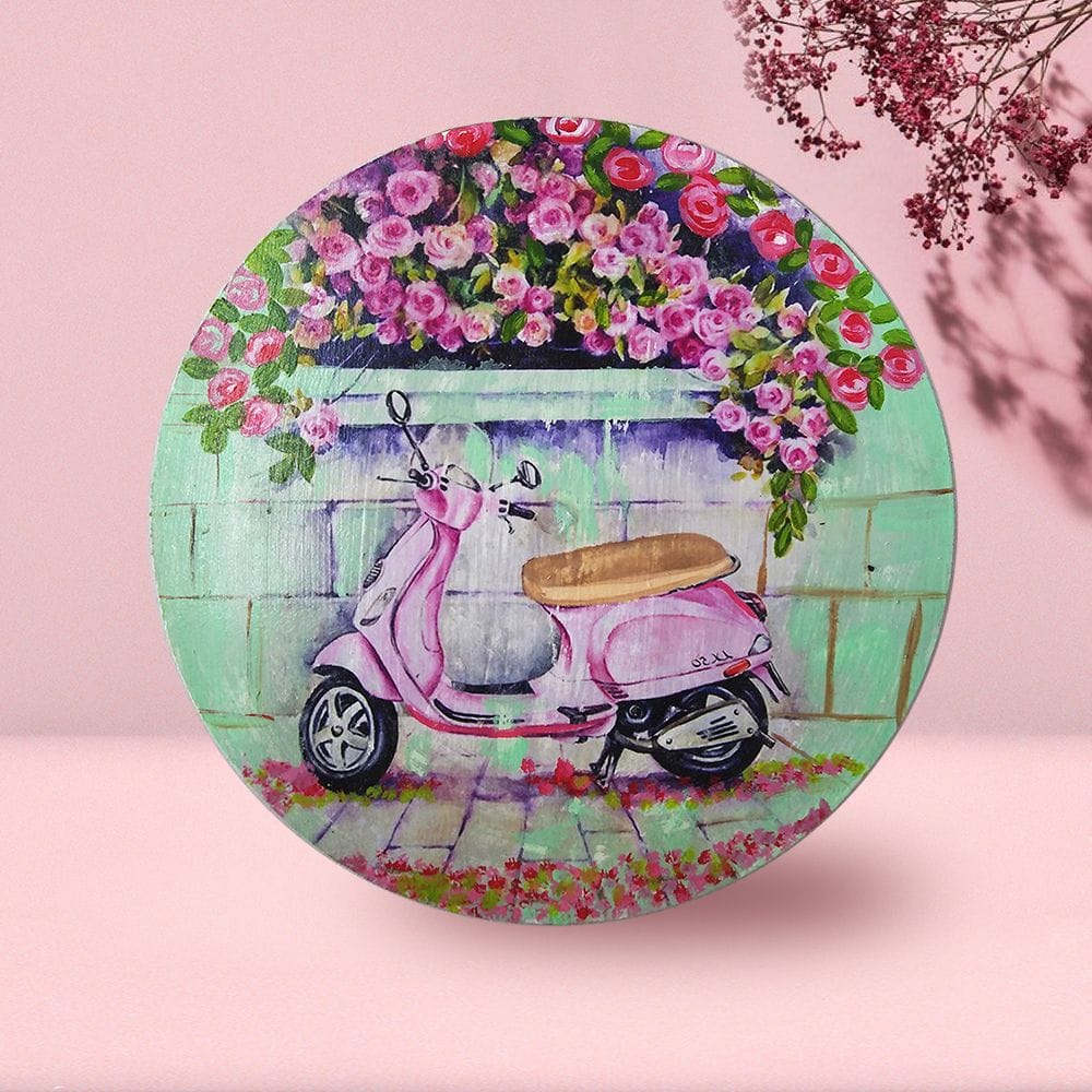 Image Transfer on Round Board DIY Kit by Penkraft