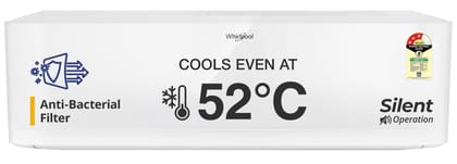 Whirlpool 2.0 Ton 3 Star, Supremecool Inverter Split AC (SUPREMECOOL 20T 3S INV EXP S5N3PB0, Copper, Convertible 4-in-1 Cooling Mode, HD Filter White) Whirlpool 2.0 Ton 3 Star, Supremecool Inverter Split AC (SUPREMECOOL 20T 3S INV EXP S5N3PB0, Copper, Co