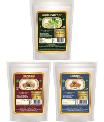 Biotic Amla, Harad and Baheda Powder - Triphala Powder Powder 300 gm