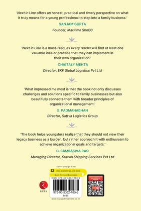 NEXT IN LINE A Youngster’s Guide to Indian Family Business NEXT IN LINE A Youngster’s Guide to Indian Family Business