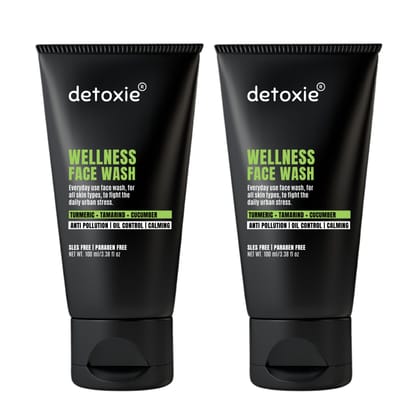 Pack of 2- Wellness Face Wash- 2 * 100 ml Each Pack of 2- Wellness Face Wash- 2 * 100 ml Each - Default Title