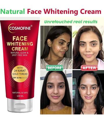 COSMOFINE Face Whitening Cream, Skin Whitening Day Cream All Skin Type Kesar (100 ml)