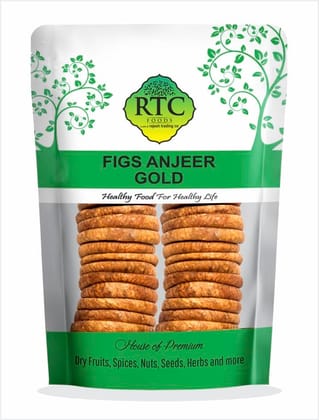 RTC FOODS | RTC Afghani Anjeer Gold MC | Afghani Figs | Healthy Snacking | Great Source of Iron | Rich with Fibre & Calcium | Helps in Weight Management