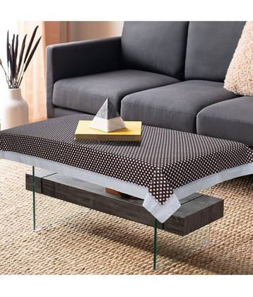 Printed PVC 4 Seater Rectangle Table Cover ( 150 x 92 ) cm Pack of 1 Blue