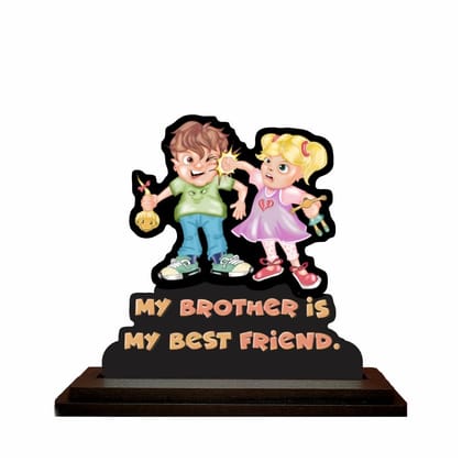 THE MAGICAL GIFTS  MY BROTHER IS MY BEST FRIEND Table top frame for you brother | 8x8