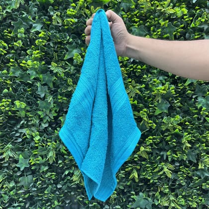 Classic Hand Towels - 400 GSM-Blue / Hand Towel - Set of 2