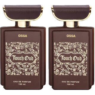 Ossa Touch Oud EDP 100ml Perfume For Men And Women Long Lasting Fragrance for All Day Elegance (Pack of 2)