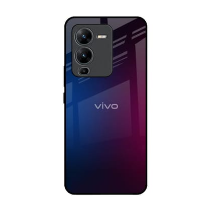 Mix Gradient Shade Glass Case For Vivo V25 Pro