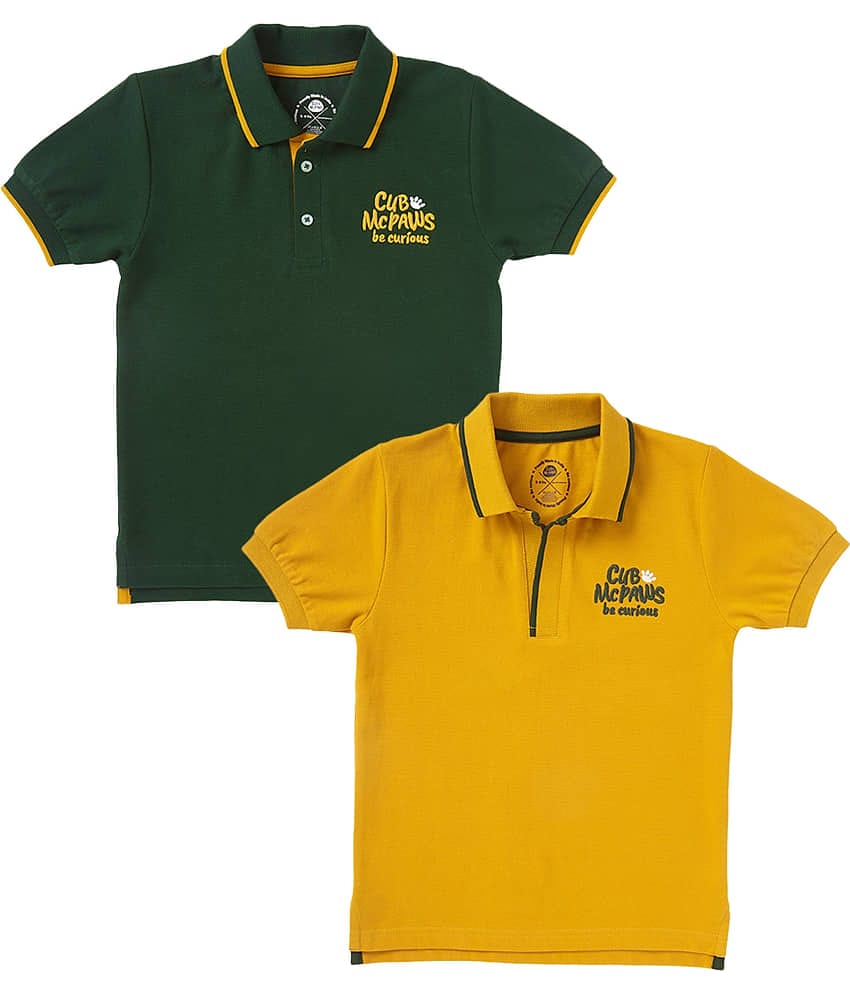 Cub Mcpaws Pack of 1 Boys Cotton T-Shirt ( Multi Color )