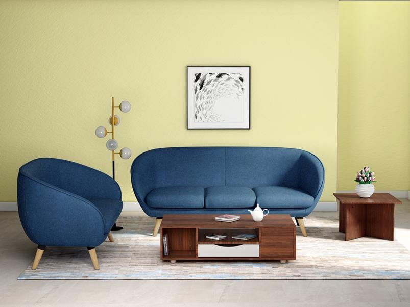 Meraki Coffee Table - Brown & Beige Color