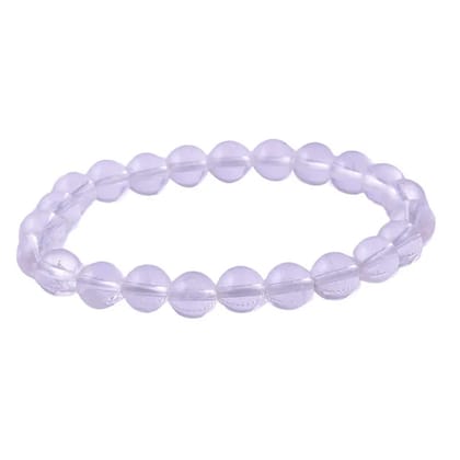 Clear Quartz Bracelet Healing and Vastu, Meditation, Protection Stylish Bracelet for Girls/Boys/Women(KI_139)  by Krishna Impex
