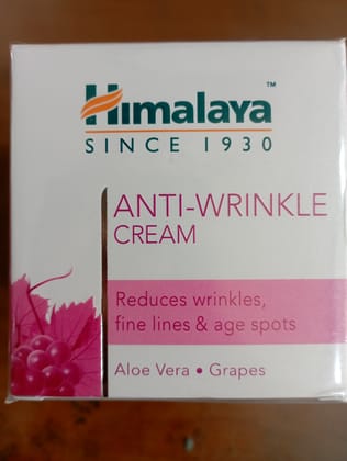 Himalaya anti wrinkle cream reduces wrinkles fine lines & age spots