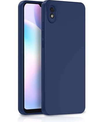 Case Vault Covers - Green Silicon Plain Cases Compatible For Xiaomi Redmi 9A ( Pack of 1 )