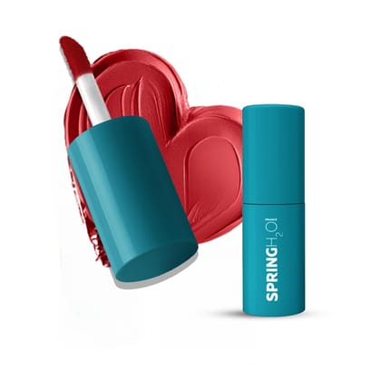 SPRING H2O Velvet Hold Matte Liquid Lipstick, Long Lasting, Waterproof, Smudgeproof, All Day Wear Lipstick