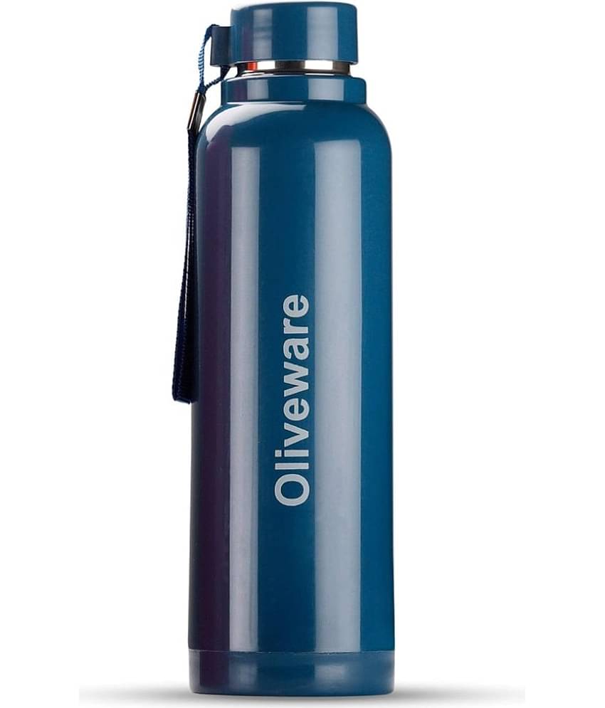 Oliveware Aura Bottle Blue Steel Flask ( 700 ml)