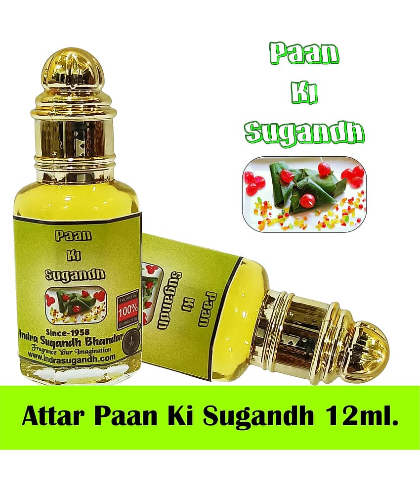 INDRA SUGANDH BHANDAR - Paan Ki Sugandh Attar For Men & Women 12ml Pack Of 1