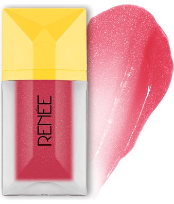 RENEE Everyday Lip gloss Posh Pink, Lightweight, Hydrating, SPF 30 (Posh Pink,3.5ml)