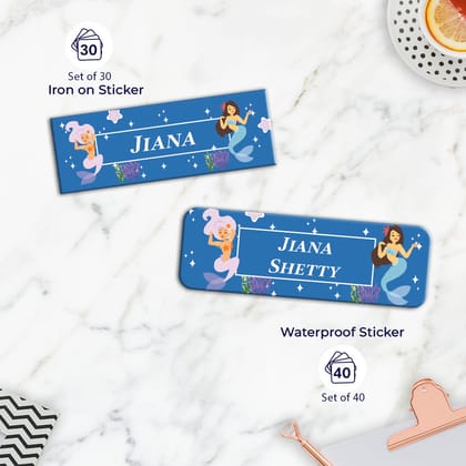 Sassy Mermaid Labelling Value Pack-AquaMarine