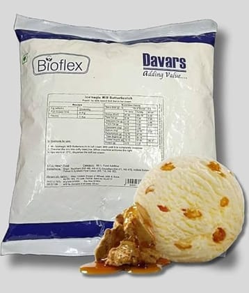 KONFIZ Davar's Ico Magic Butterscotch Ice Cream Mix Powder – 1kg Masala 1 kg