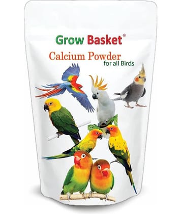 Calcium Powder 1Kg Daily Supplement for Parrots, Cockatiels, Pigeons Little Cage Birds, Budgerigars, Lovebirds, and Canaries improvves egg quality, strength, digestion Bird Calcium Supplement Antacid