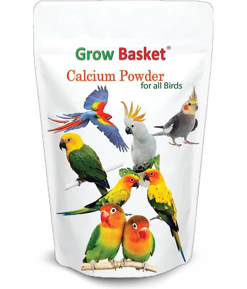 Calcium Powder 1Kg Daily Supplement for Parrots, Cockatiels, Pigeons Little Cage Birds, Budgerigars, Lovebirds, and Canaries improvves egg quality, strength, digestion Bird Calcium Supplement Antacid