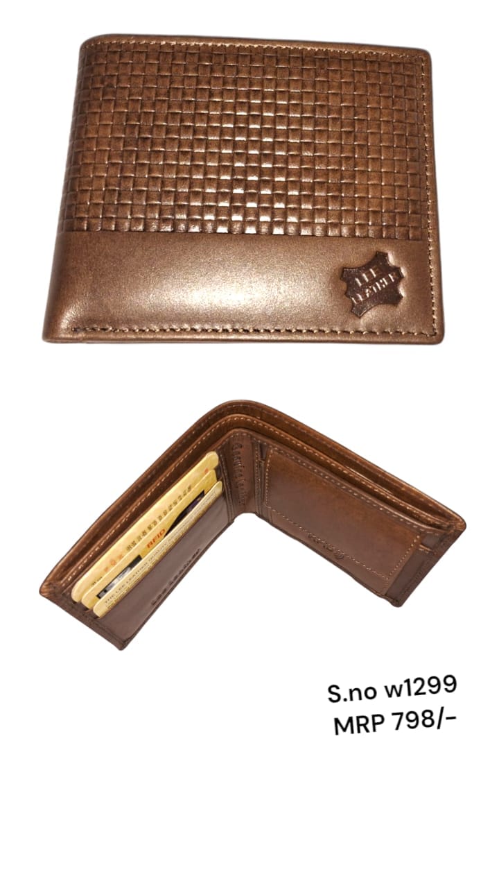 Genuine leather wallet for men