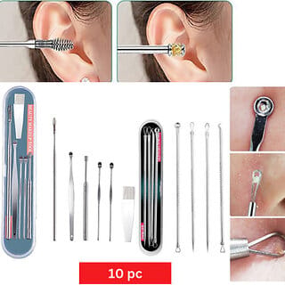Ear Cleaner Kit Wax Remover Set of 10 Tools