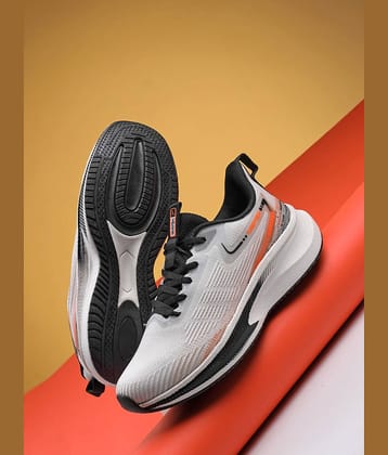 Action BULLET-222 White Men's Sports Running Shoes