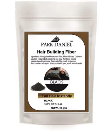 Park Daniel Hair Building Fiber Instant Fuller Hair (Black) 25 gm