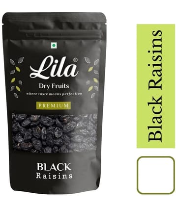 Lila Dry Fruits Black Raisins 200 gm Pouch
