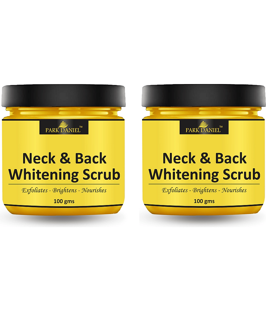 Park Daniel Neck and Back Area Cleansing Body Scrub For Skin Whitening Scrub & Exfoliators 100 gm Pack of 2
