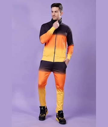 yellow tree Multicolor Polyester Relaxed Fit Men's Tracksuit ( Pack of 1 )